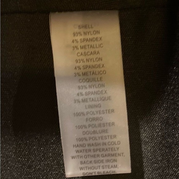 Vince Camuto metallic, spaghetti strap, evening gown. NWT women's size 14. - Picture 6 of 9